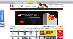 Desktop Screenshot of budujemydom.pl