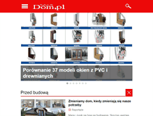 Tablet Screenshot of budujemydom.pl